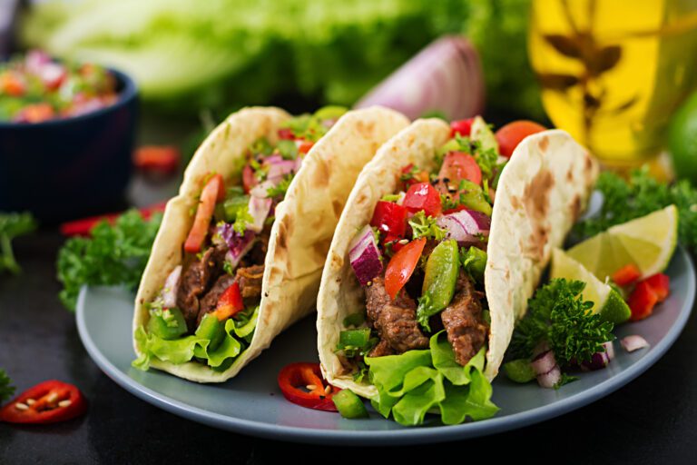 mexican-tacos-with-beef-tomato-sauce-salsa