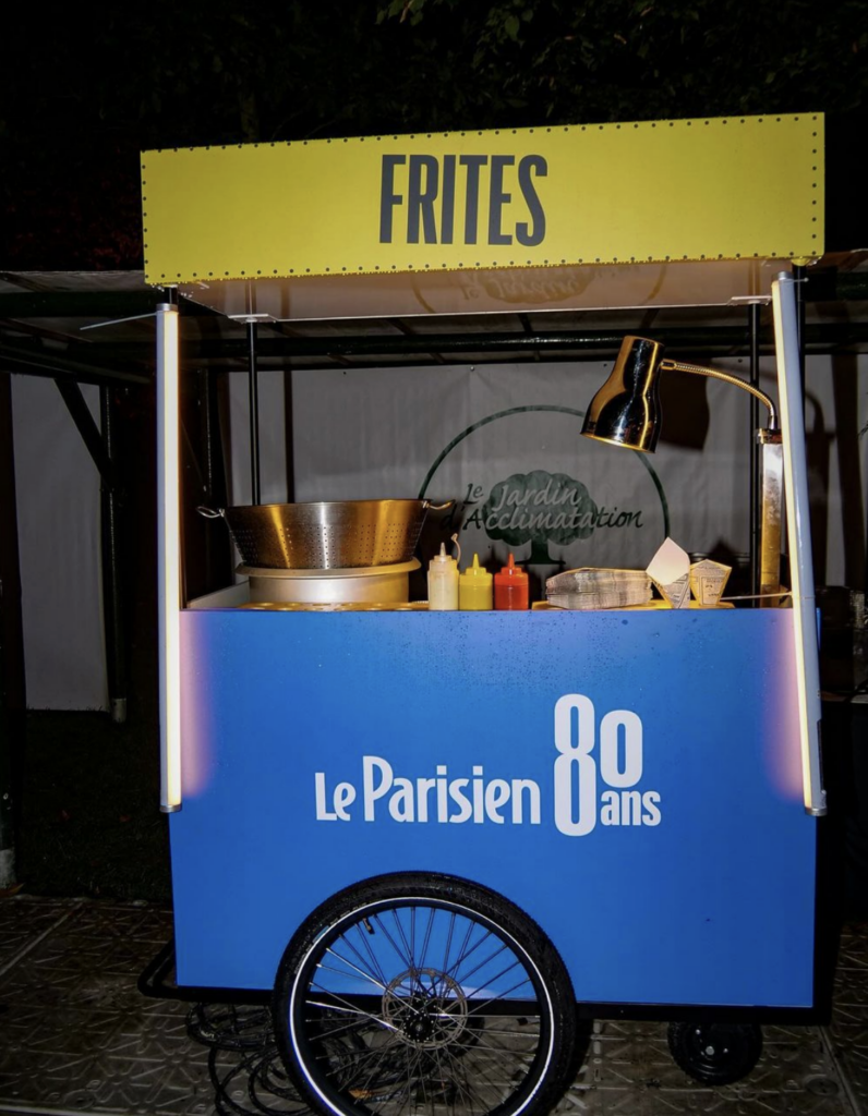 Stand food pour evenement entreprise "Le Parisien"