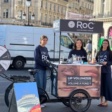 💋 RoC Skincare s’invite dans les rues de Paris ! Nous avons eu le