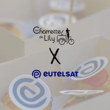 🤍 Du sur-mesure jusque dans l’assiette pour Eutelsat ! À l’occasion de cette activation,