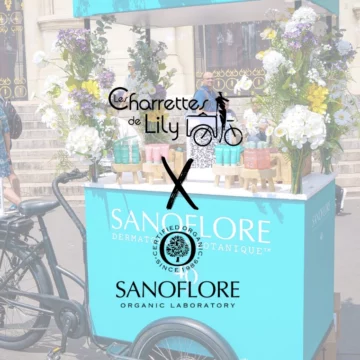 Quand le bio prend la route… Pour Sanoflore, on a transformé un triporteur en